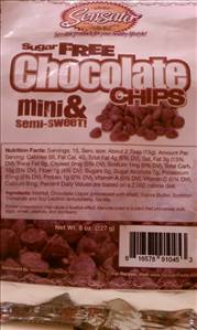 Sensato Sugar-Free Mini Semi-Sweet Chocolate Chips