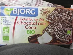 Bjorg Galettes de Riz Chocolat Noir Coco