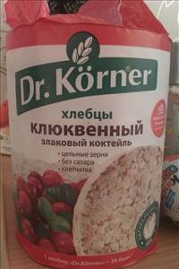 Dr. Korner Хлебцы Хрустящие "Злаковый Коктейль Клюквенный"