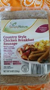 Simply Nature Country Style Chicken Breakfast Sausage