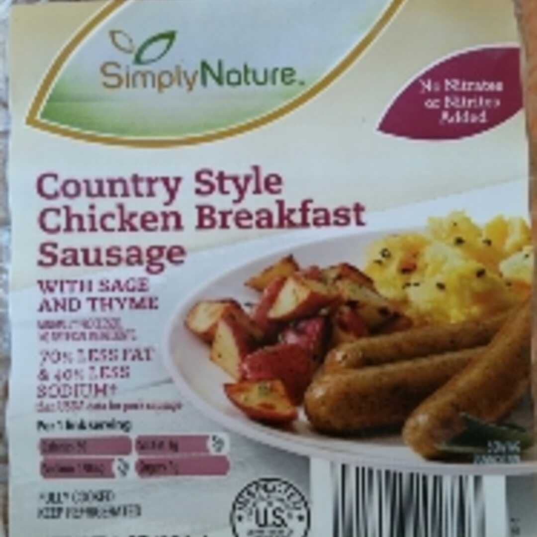 Simply Nature Country Style Chicken Breakfast Sausage