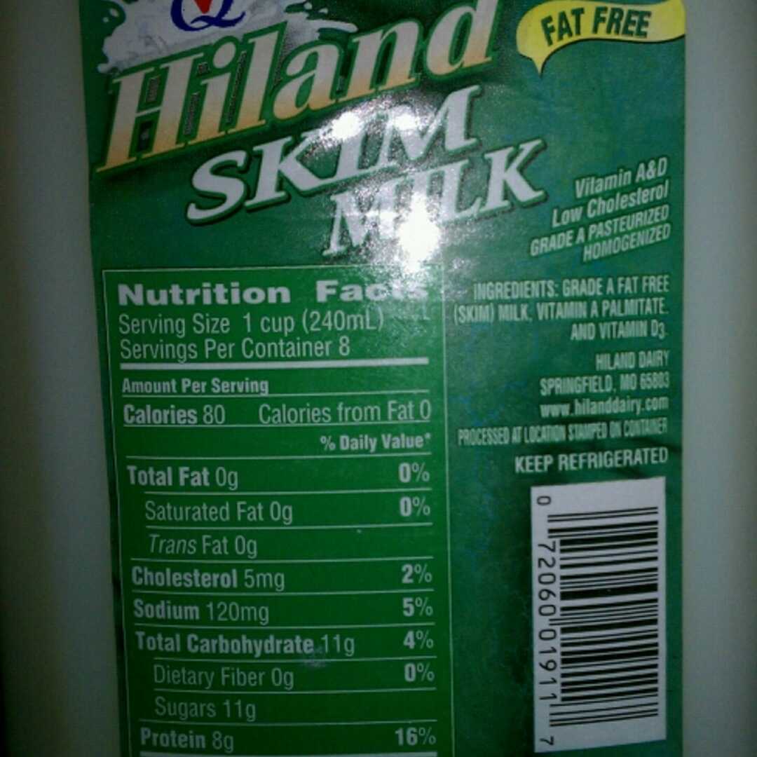 Hiland Fat Free Skim Milk