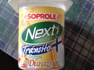Next Transito + Trozos Durazno