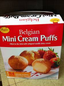 Poppies Belgian Mini Cream Puffs