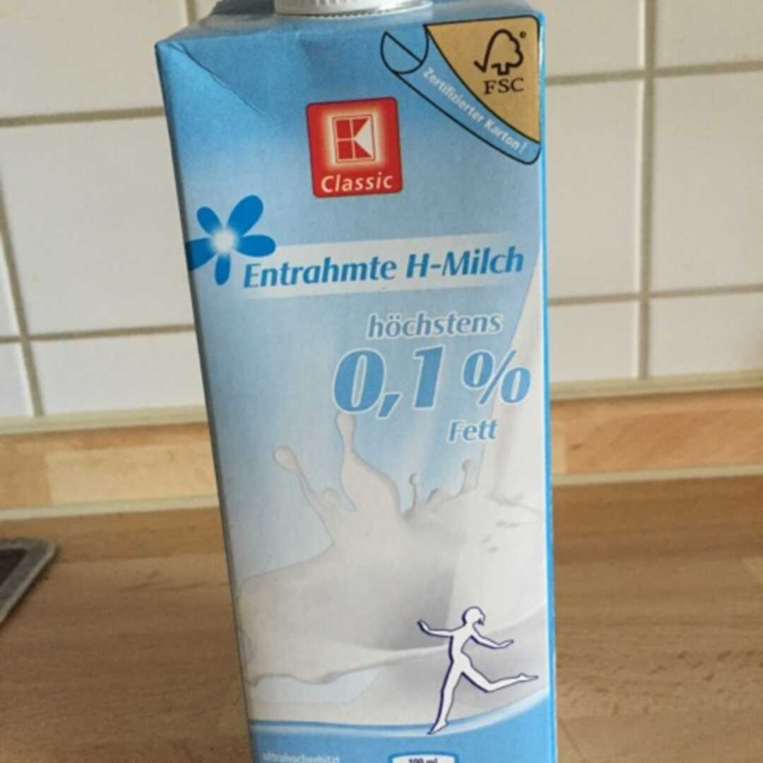 Kaufland Milch 0,1% Fett