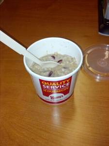 Wendy's Steel-Cut Oatmeal with Cranberries & Pecans
