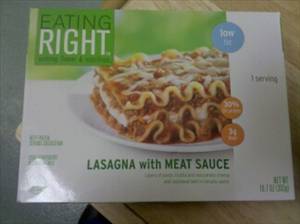Eating Right Lasagna with Meat Sauce