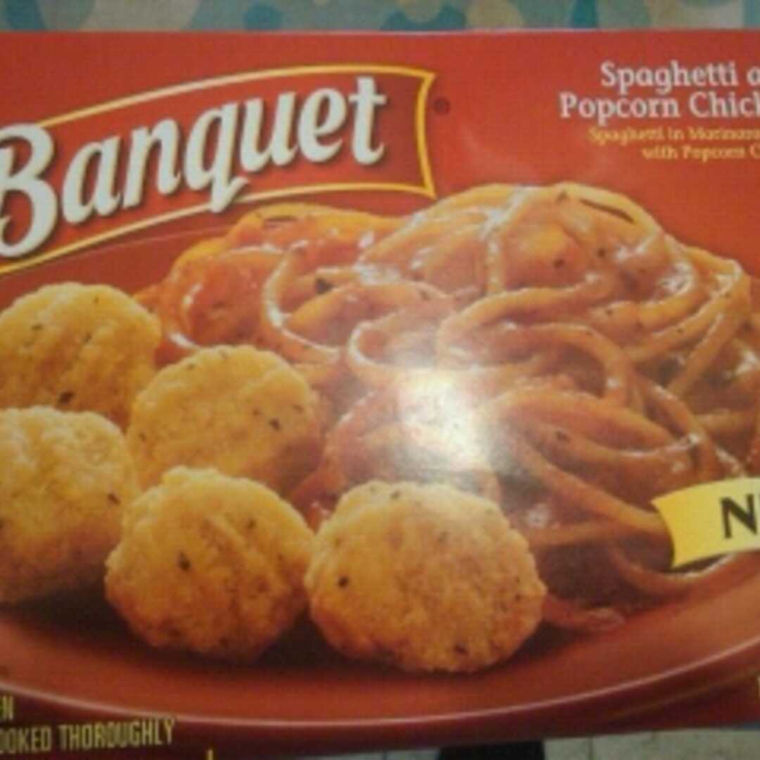 Banquet Spaghetti & Popcorn Chicken