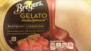 Breyers Gelato Indulgences Raspberry Cheesecake