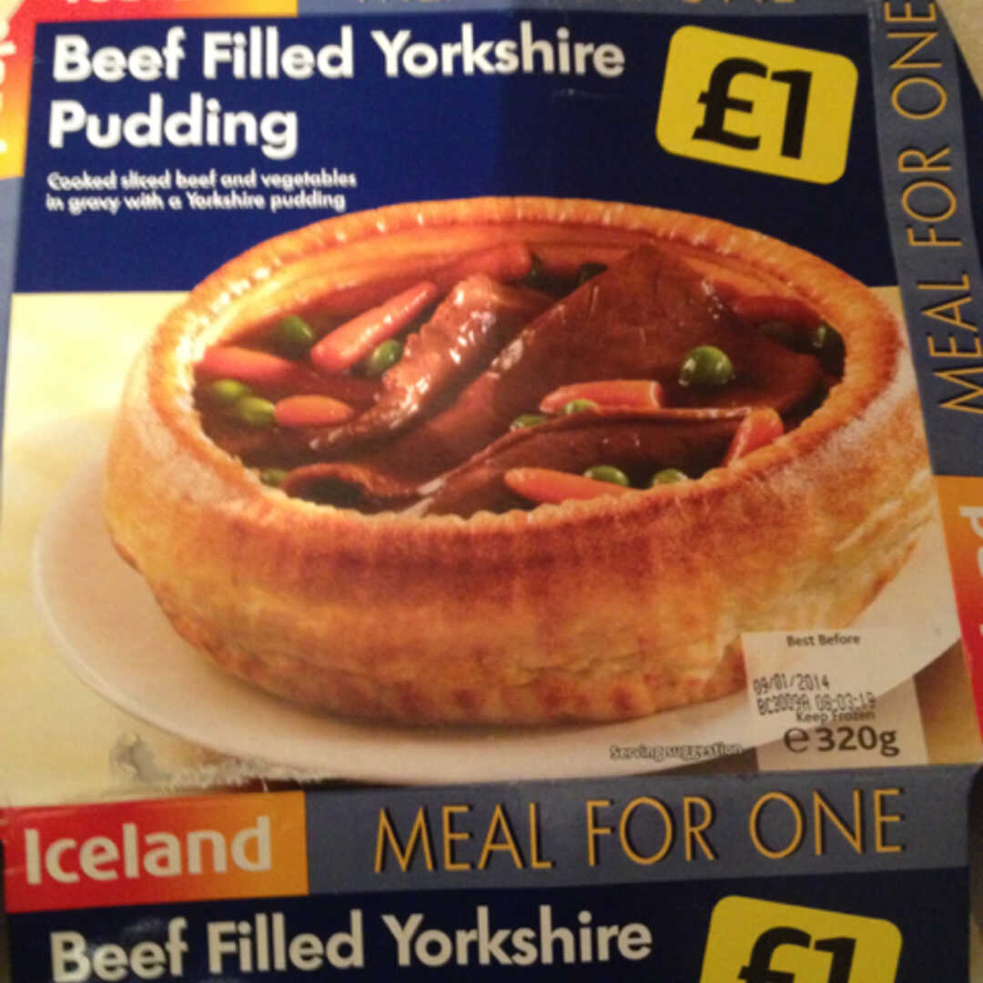 Iceland Beef Filled Yorkshire Pudding