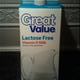 Great Value Lactose Free Vitamin D Milk