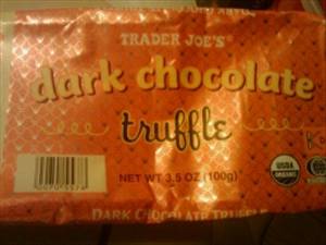 Trader Joe's Dark Chocolate Truffle Bar