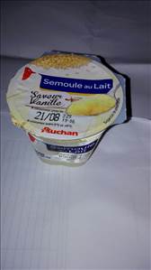 Auchan Semoule au Lait Vanille