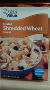 Great Value Frosted Shredded Wheat Cereal