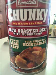 Campbell's Chunky Slow Roasted Beef with Mushrooms Soup