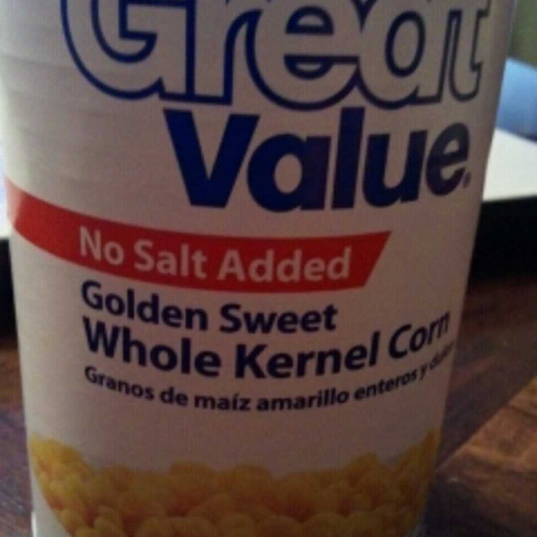 Great Value Golden Sweet Whole Kernel Corn (No Salt Added)