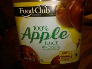 Food Club Apple Juice