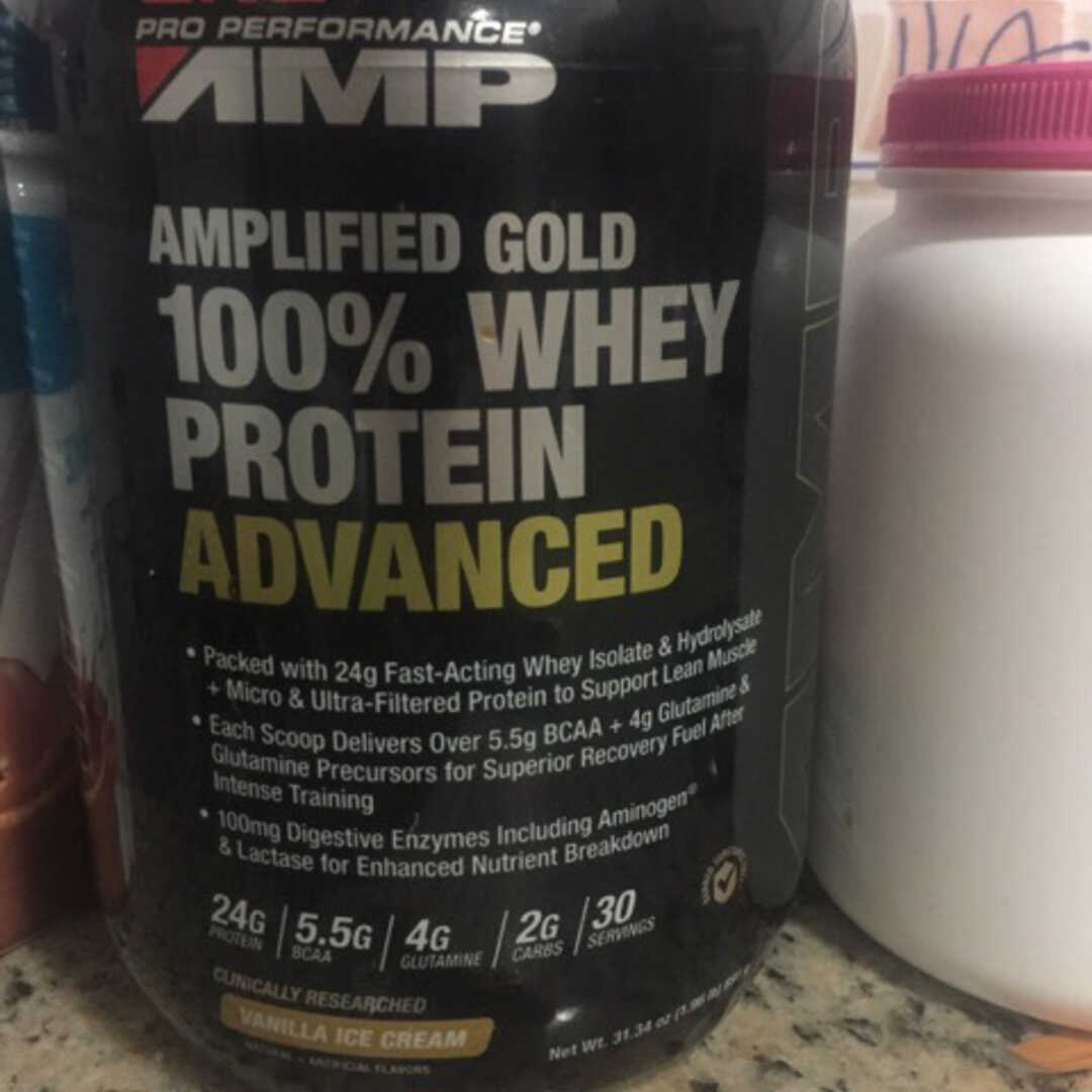 GNC Amplified Gold 100% Whey Protein Advanced