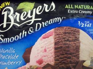 Breyers Vanilla, Chocolate & Strawberry Ice Cream