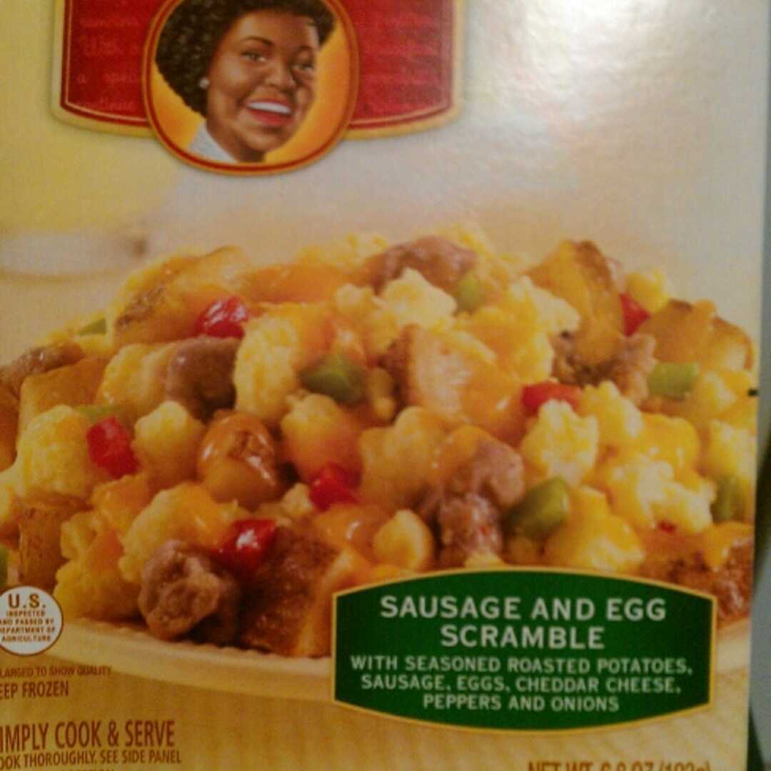 Aunt Jemima Sausage & Egg Scramble