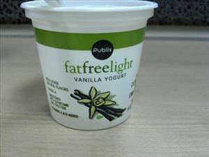 Publix No Sugar Added Lowfat Vanilla Yogurt