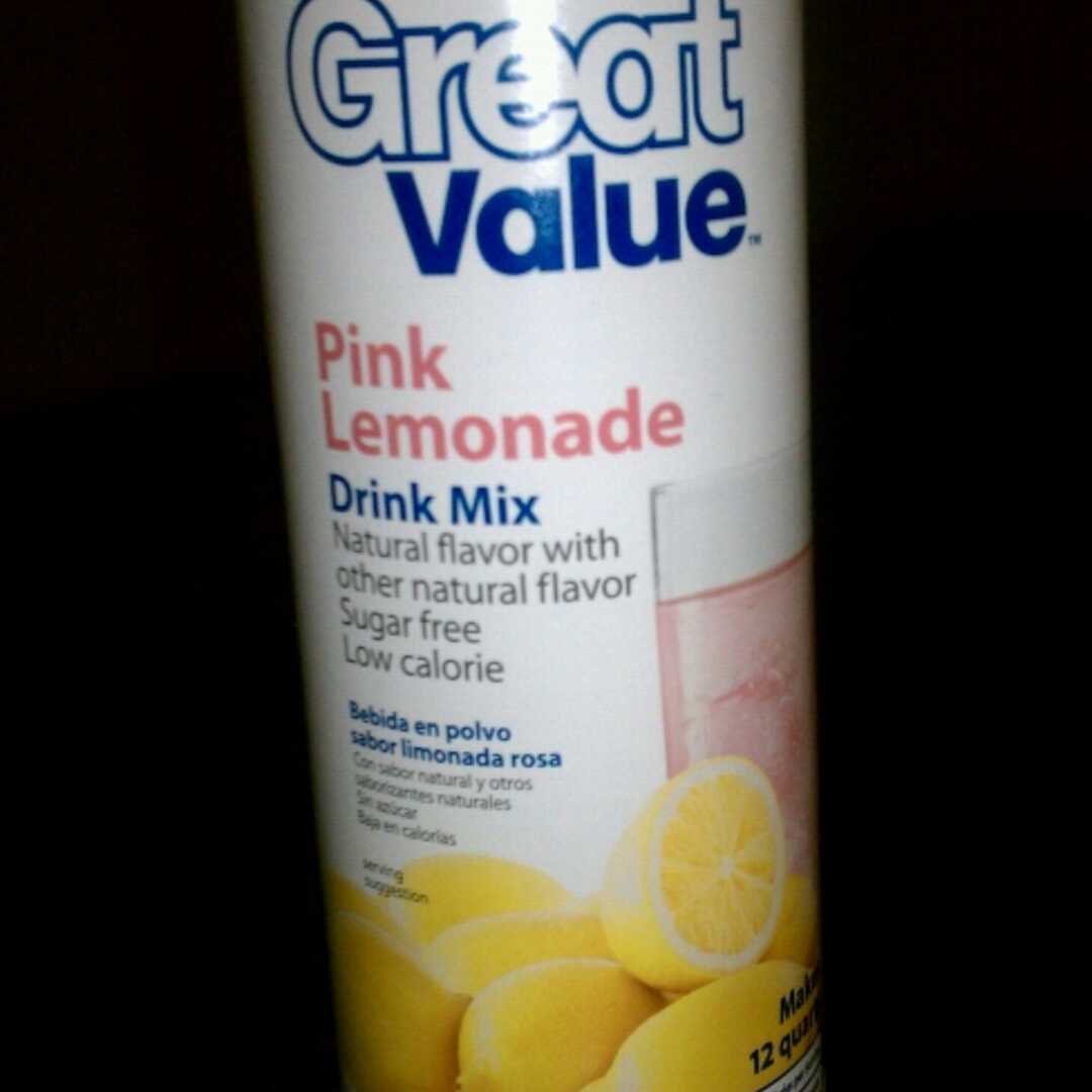 Great Value Sugar Free Pink Lemonade Drink Mix