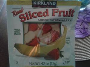 Kirkland Signature Real Sliced Fruit Strawberry Banana Slices