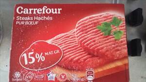 Carrefour Steak Haché Pur Boeuf 15% MG