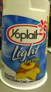 Yoplait Light Fat Free Yogurt - Pineapple Upside-Down Cake
