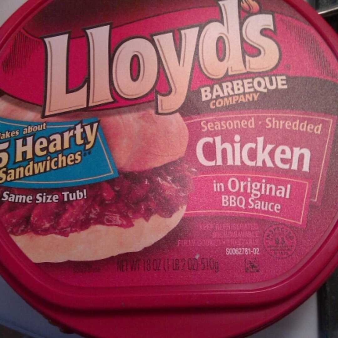 Lloyd's Barbeque Company Seasoned Shredded Chicken in Original BBQ Sauce