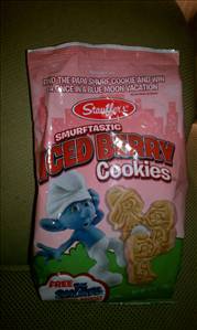 Stauffer's Smurftastic Iced Berry Cookies