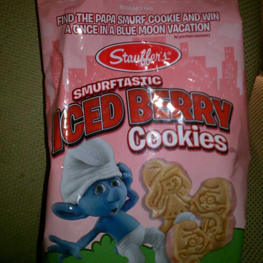Stauffer's Smurftastic Iced Berry Cookies