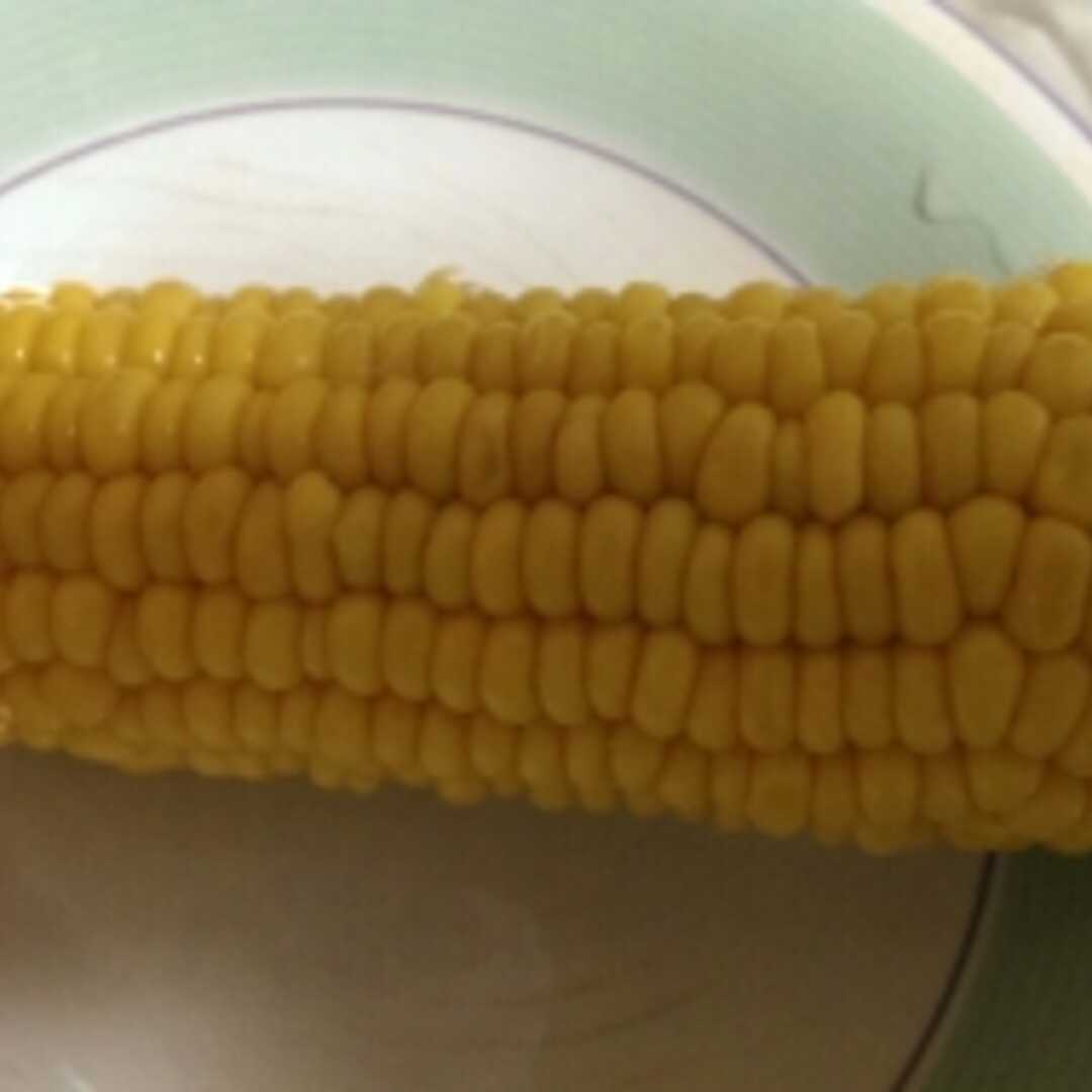 Yellow Sweet Corn (Kernels Cut off Cob, with Salt, Frozen, Drained, Cooked, Boiled)