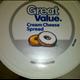Great Value Cream Cheese Spread