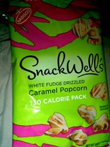 SnackWells White Fudge Drizzled Caramel Popcorn