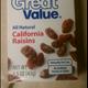 Great Value California Sun-Dried Raisins