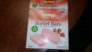 Wegmans Strawberry Sorbet Bars