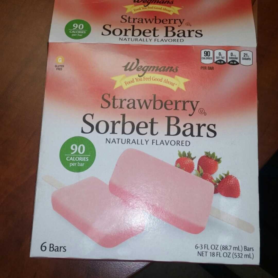 Wegmans Strawberry Sorbet Bars