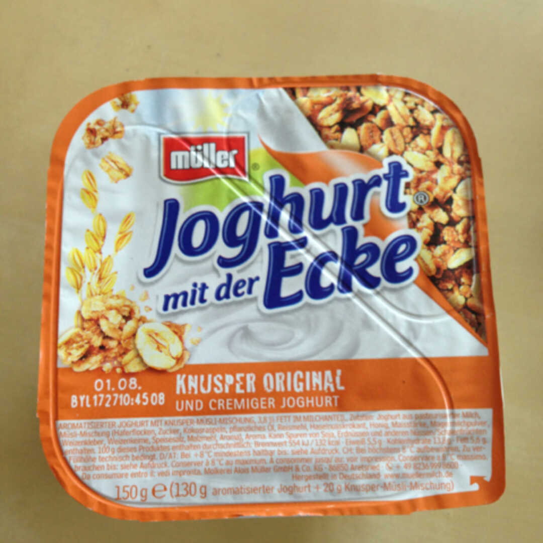 Müller Joghurt mit der Ecke Knusper Original