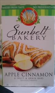 Sunbelt Fruit & Grain Bars - Apple Cinnamon