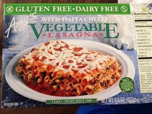 Amy's Vegetable Lasagna with Daiya Cheeze