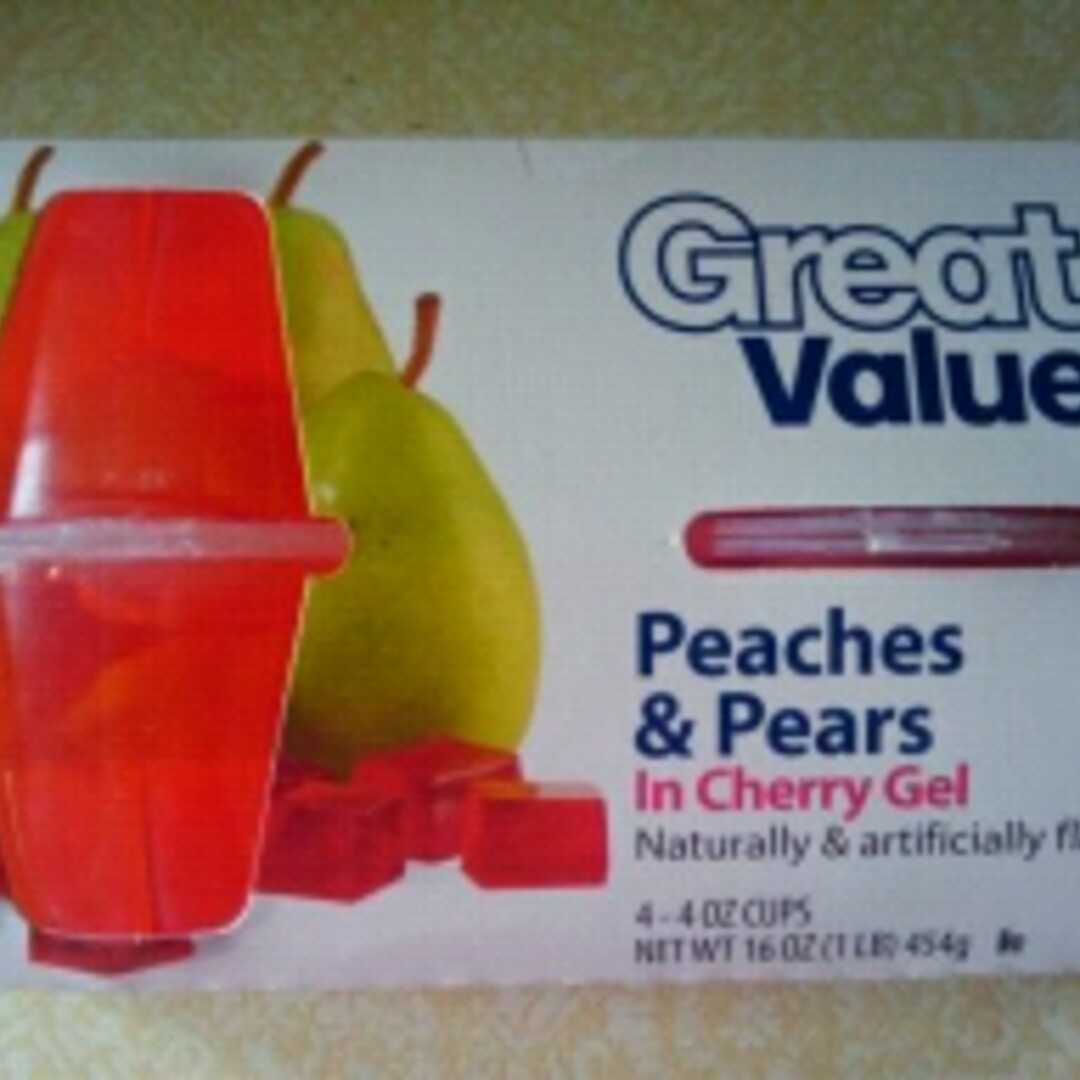 Great Value Peaches & Pears in Cherry Juice