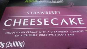 Asda Strawberry Cheesecake