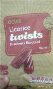 Coles Licorice Twists