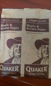 Quaker 33% Less Sugar Brown Sugar Cinnamon Instant Oatmeal
