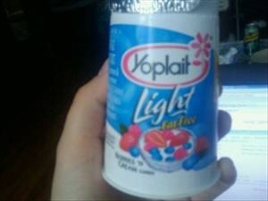 Yoplait Light Fat Free Yogurt - Berries 'N Cream