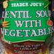 Trader Joe's Lentil Soup with Vegetables
