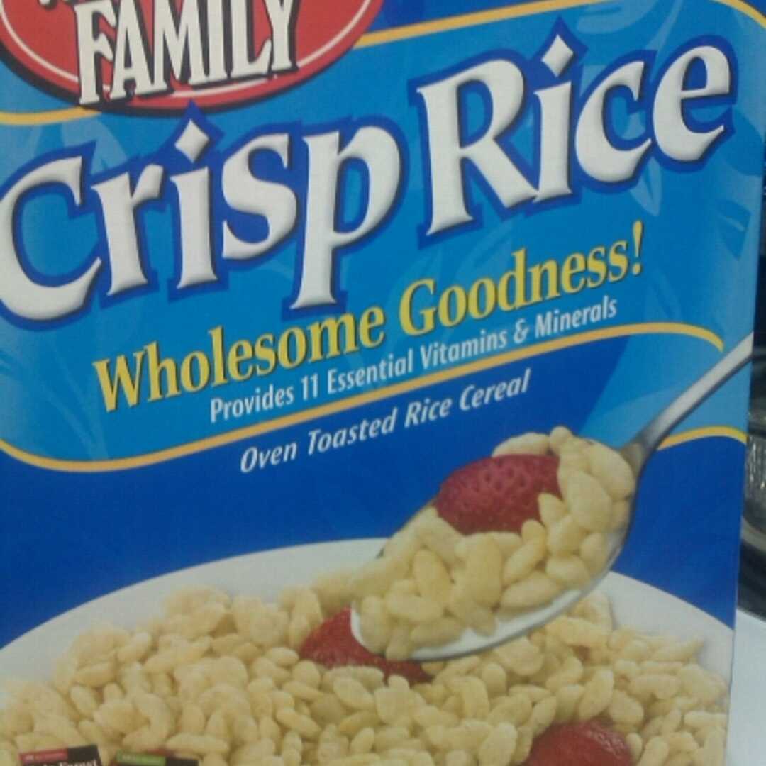 Western Family Crispy Rice Cereal