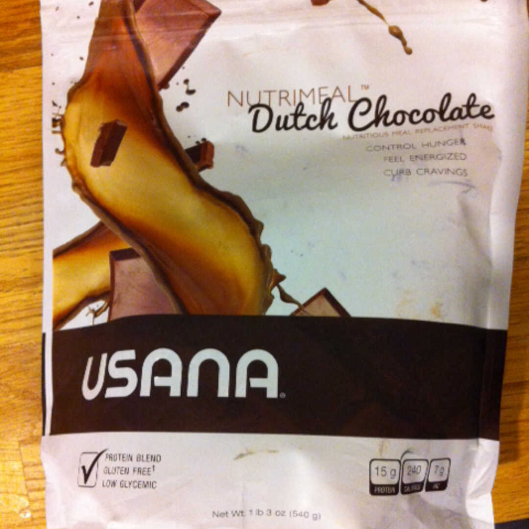 USANA Health Sciences Nutrimeal Drink Mix - Dutch Chocolate