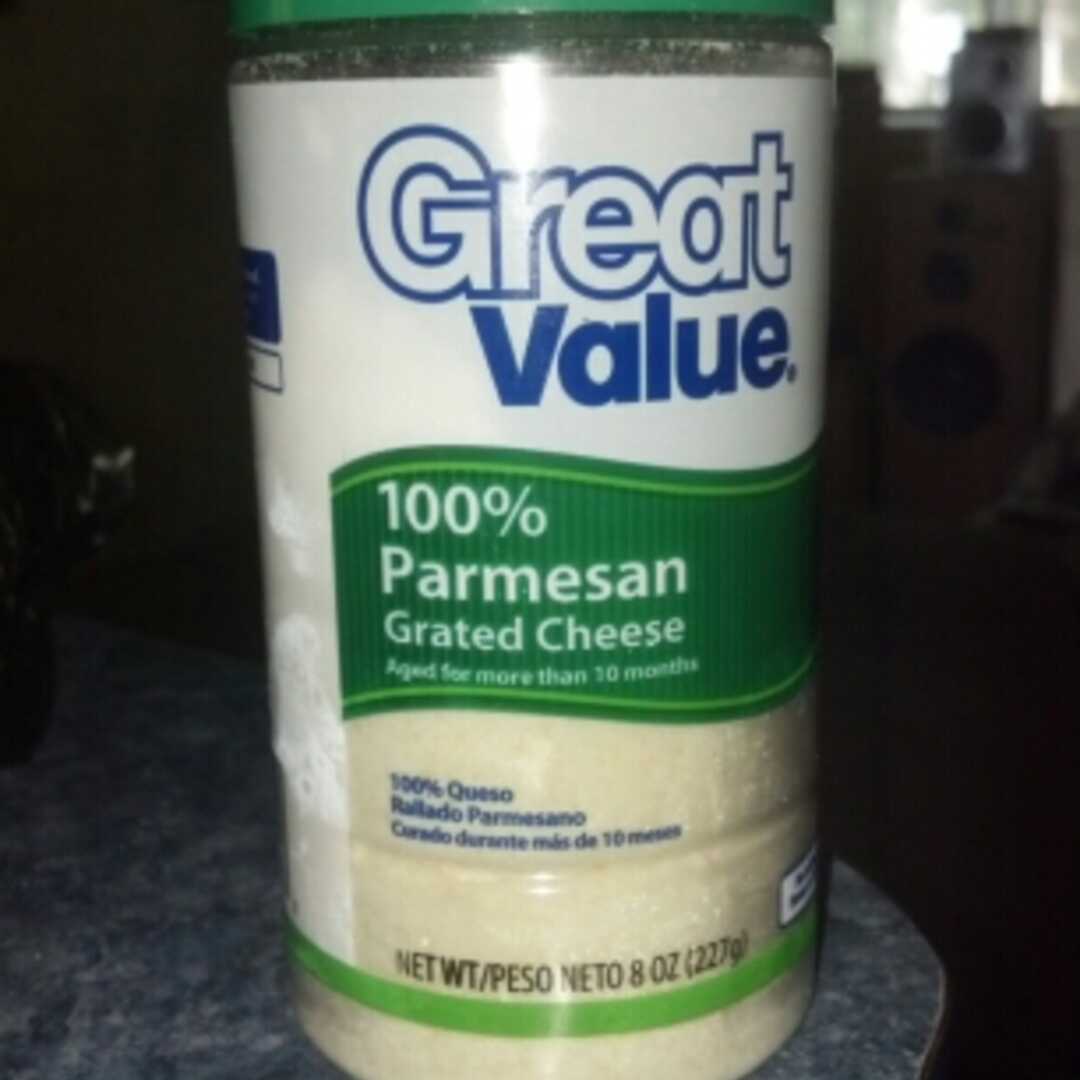 Great Value 100% Parmesan Grated Cheese